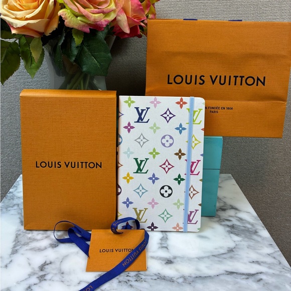 Louis Vuitton Other - Louis Vuitton LV White Murakami TM Multicolor Jane Notebook MM Size - Brand New